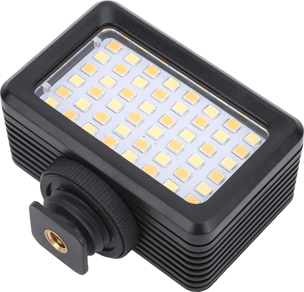 Éclairage Vidéo de Plongée LED 40m Lumière Variable pour Action Cam
