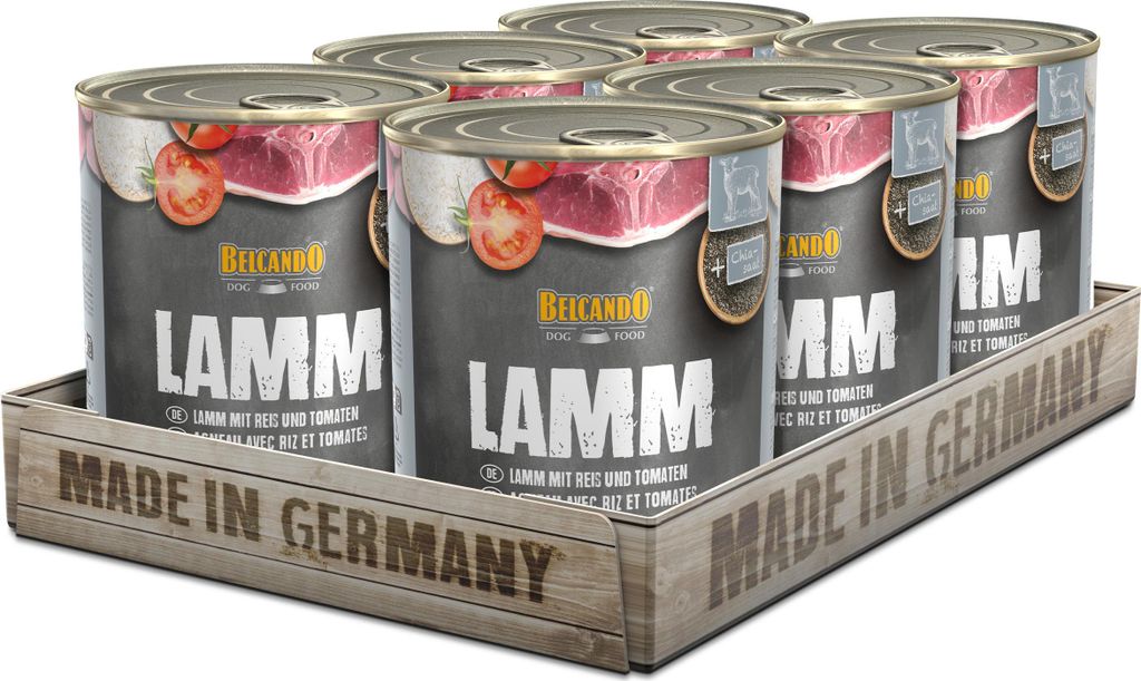 BELCANDO Lamm mit Reis & Tomaten 6x 800g