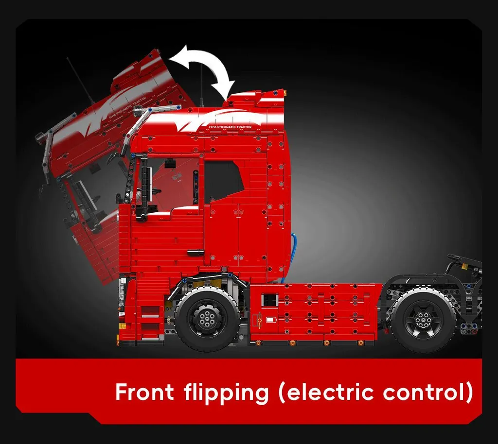 Mould King 19015 Camion FH16 Grosse Télécommande - Modèle de Construction - 18