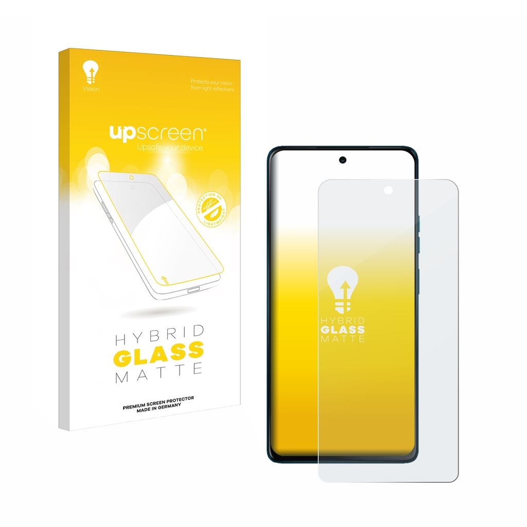 upscreen Entspiegelungs Schutzglas für Motorola Moto G75 Schutzfolie Panzer Folie Glas Display Schutz matt