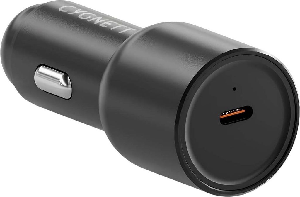 CYGNETT, USB-C Auto-Ladegerät 65 W Power Delivery, Schwarz