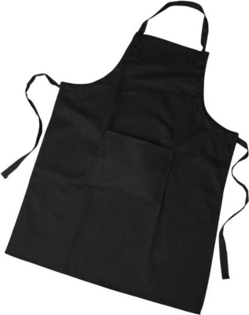 Grembiule Creativ Company Nero 89x66 cm con Confezione Regalo Originale