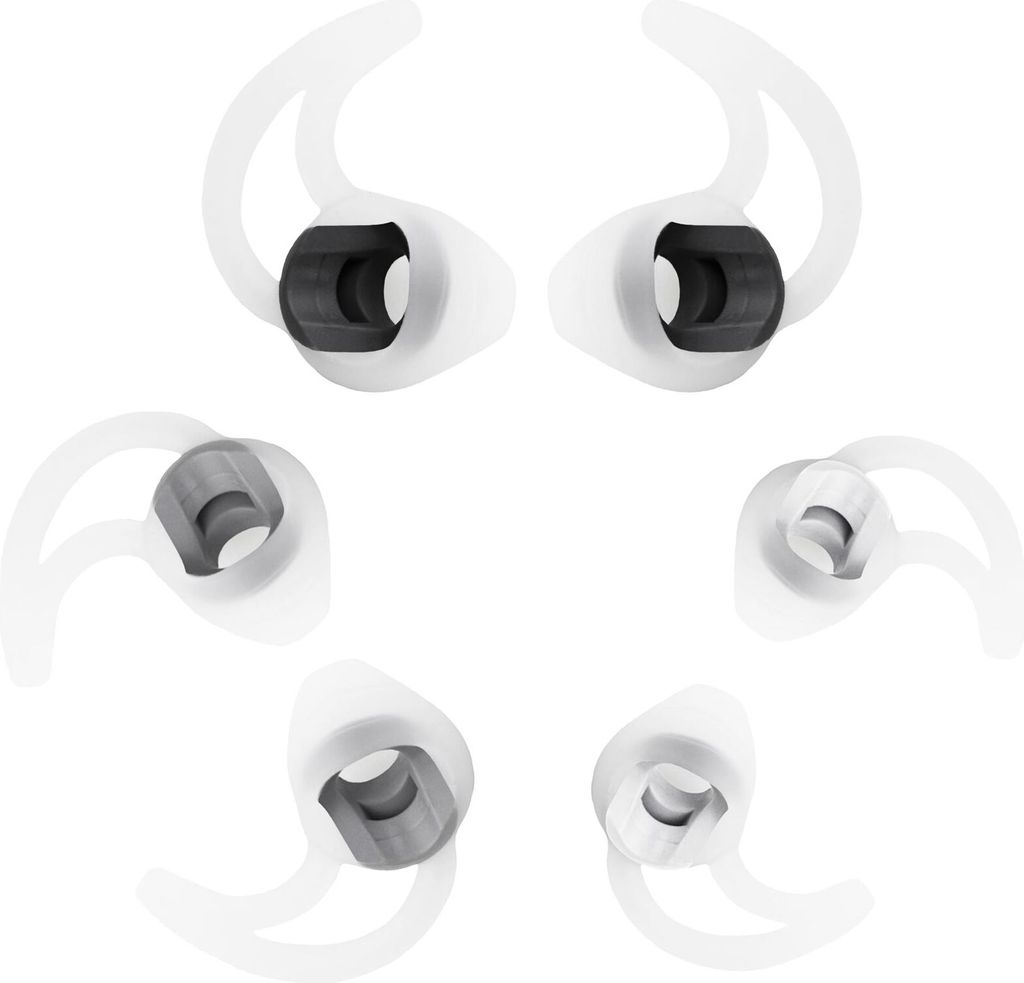 6 x Silikon Ohrstöpsel Ohrhörer Haken Gummi Tipps Für BOSE IE IE2 Kopfhörer Ohrhörer