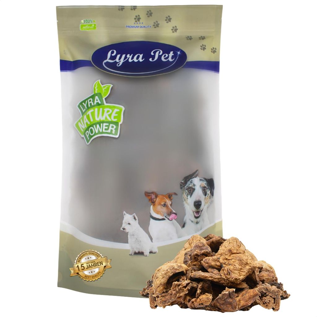 Kausnack Lammlunge 1 kg für junge, kleine & ältere Hunde, Produktbild 