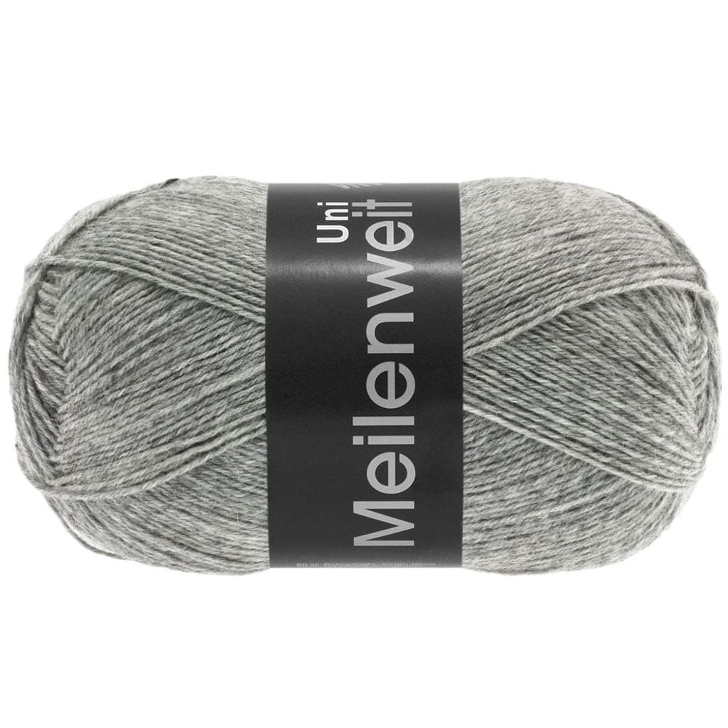 Lana Grossa - Meilenweit 100g 1103 hellgrau meliert Produktbild 