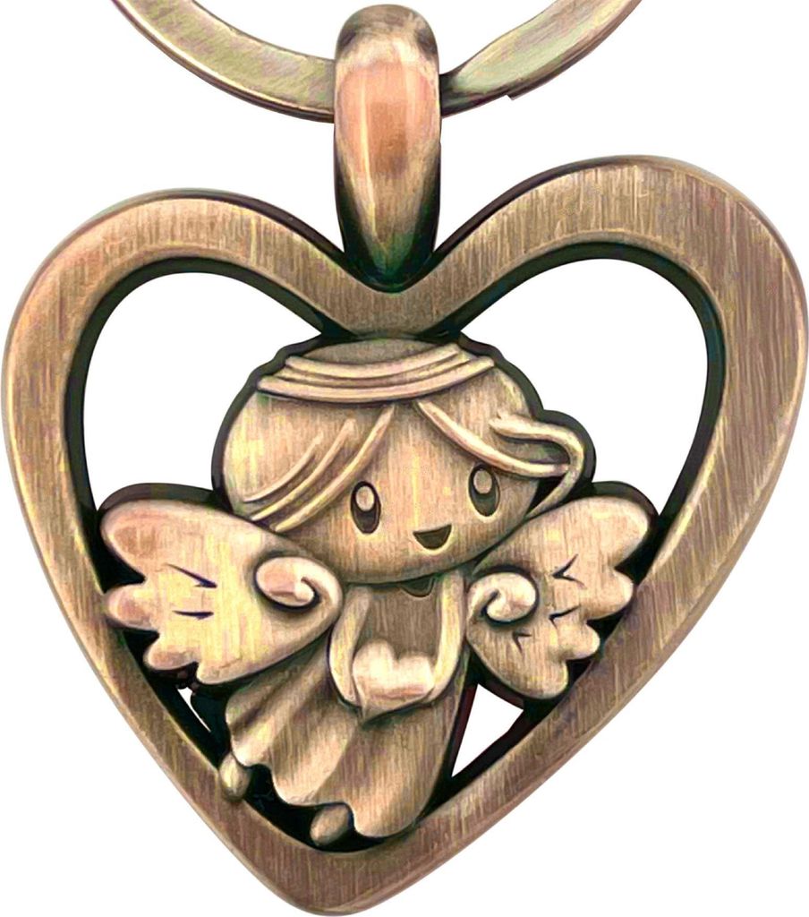 LANOLU Schutzengel Schlüsselanhänger, Schutzengel Auto, Glücksengel Engel Schlüsselanhänger, Glücksbringer Auto, Engel Glücksbringer