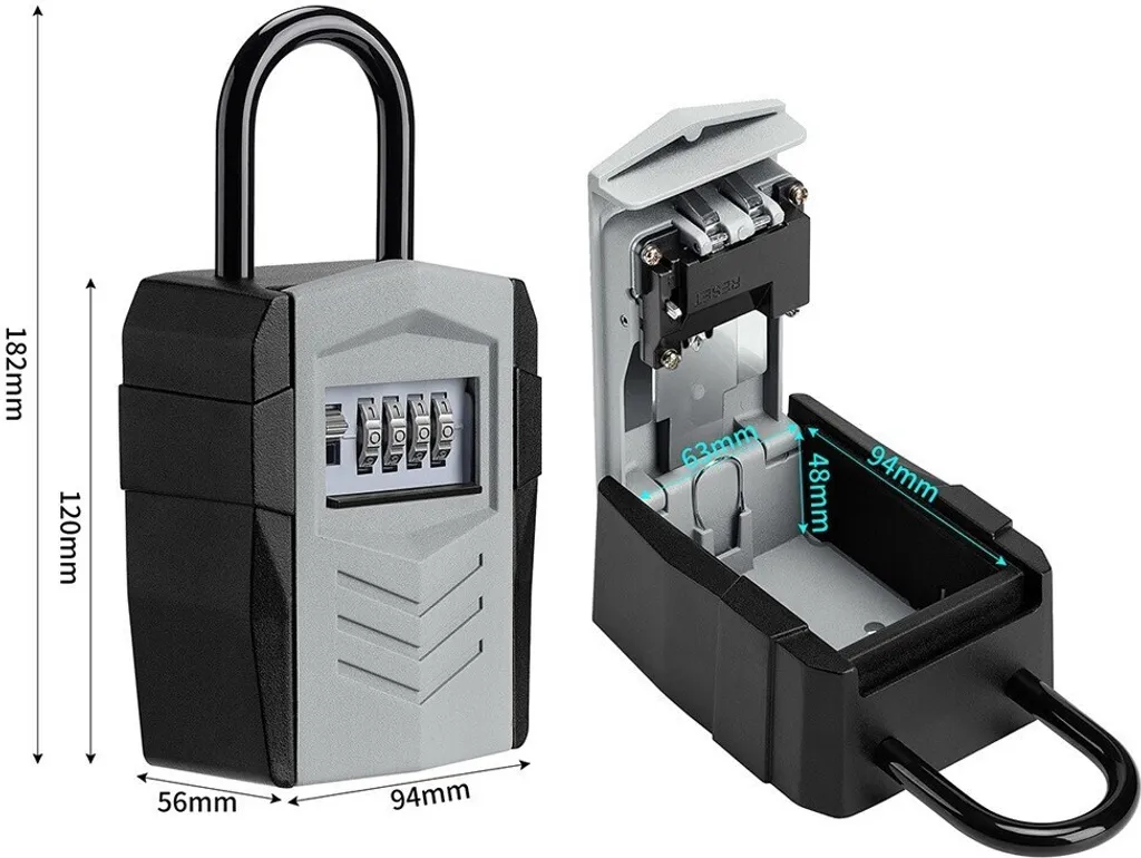 Sécuriser vos clés : Armoire INF Robuste - Code 4 chiffres, Gris