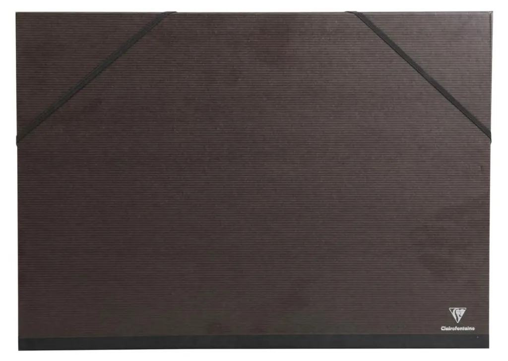 Porte-documents 24x32 cm Noir anti-plis pour vos Dessins Beaux Arts