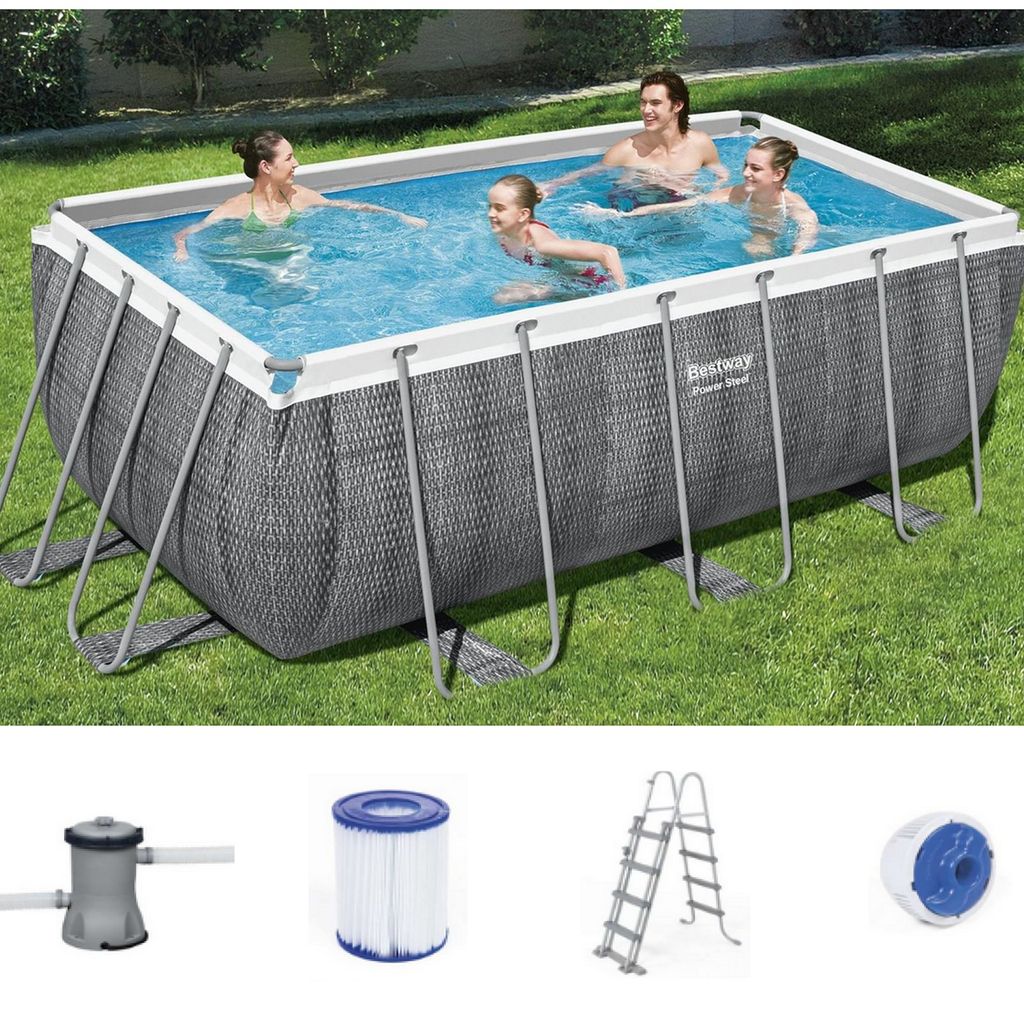 Bestway® Power Steel™ Kit piscine à cadre avec pompe de Image du produit 