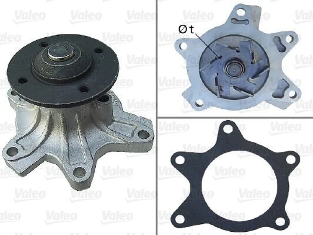 Pompe à eau Valeo 506907 pour Toyota Yaris et Corolla - Qualité OE PA10029