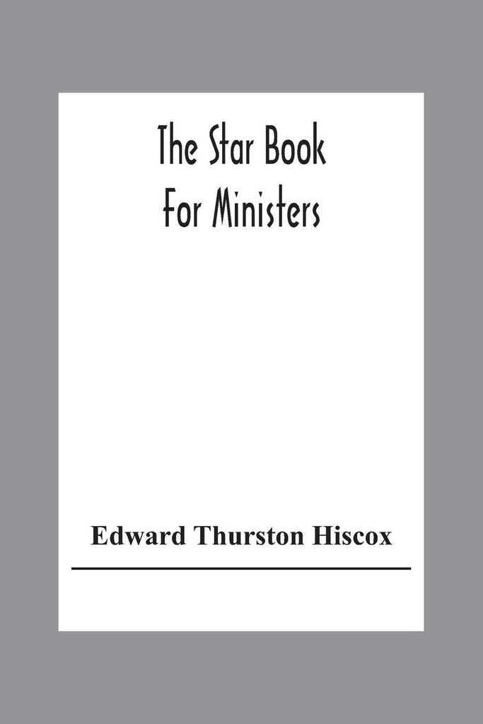 The Star Book For Ministers