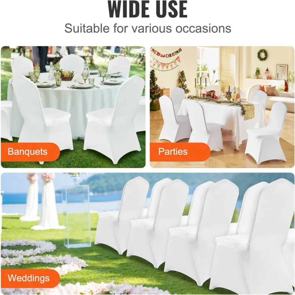 Solution Housses de Chaises pour Cacher les Chaises Pliantes Usées