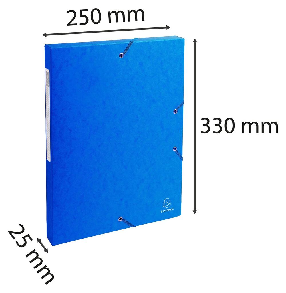 Exacompta Premium Sammelbox, Gummizug 25 mm, aus extra Produktbild 