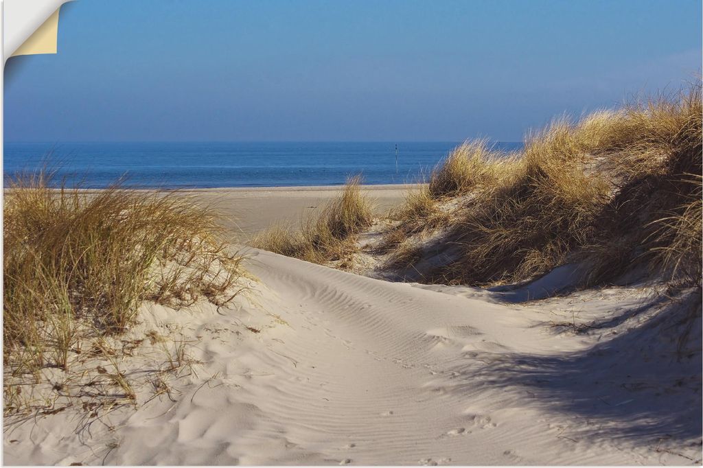ARTland Wandbild, selbstklebend Am Meer - Insel Amrum Größe: 60x40 cm