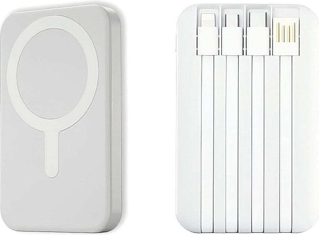 Magnetische Powerbank 20000mAh mit MagSafe & 4 integrierten Produktbild 
