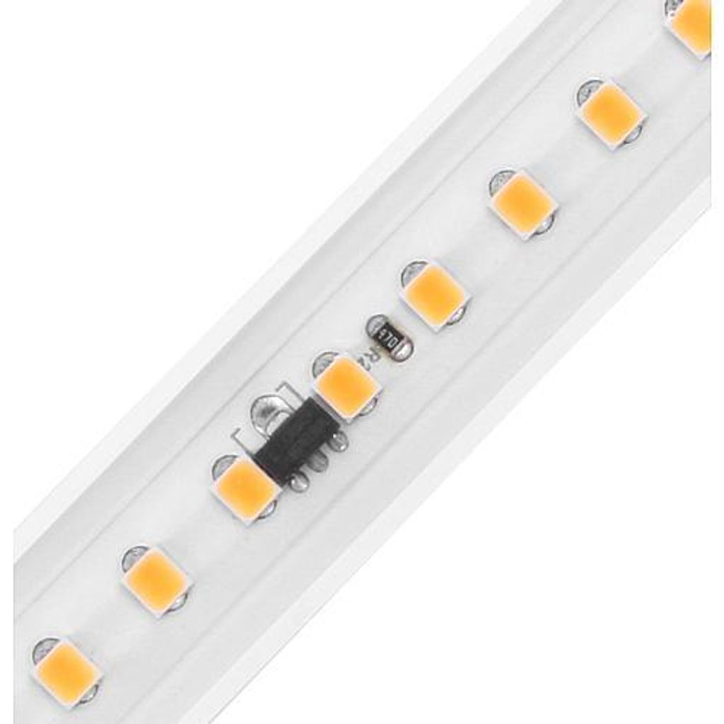 SIGOR 8W/m Hochvolt LED-Streifen 2700K 10m 120LED/m IP65 230V 560lm/m Ra90