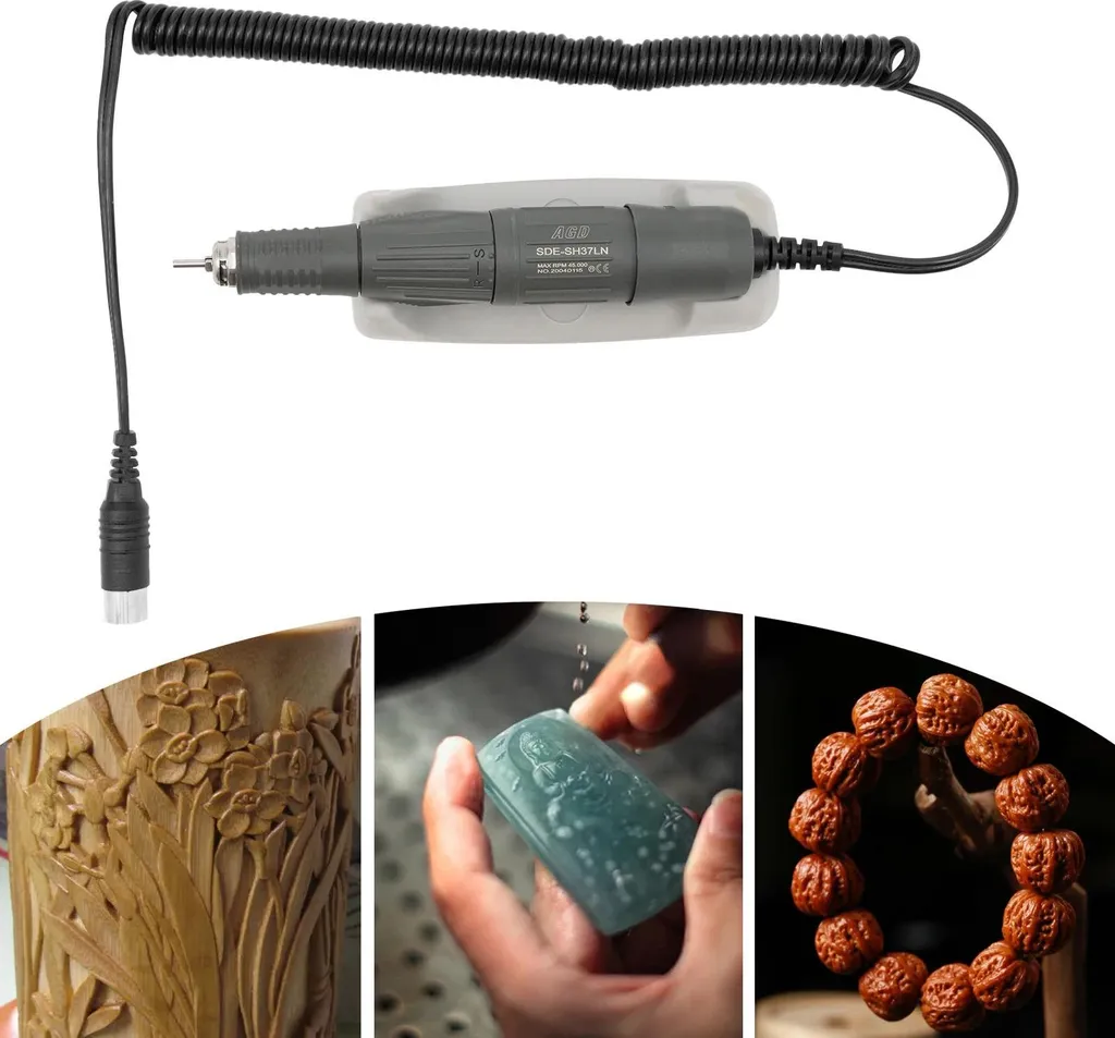 Ponceuse pour ongles professionnelle 45000 tr/min - Modèle gris clair