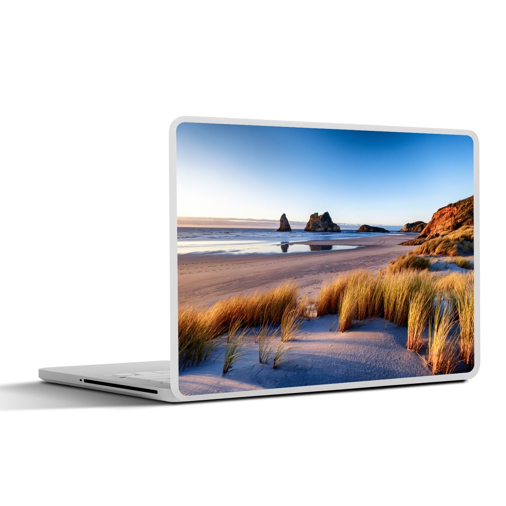 MuchoWow Laptop Aufkleber Sticker Cover Strand - Meer - Natur 36.5x27.5 cm - Laptop-Sticker