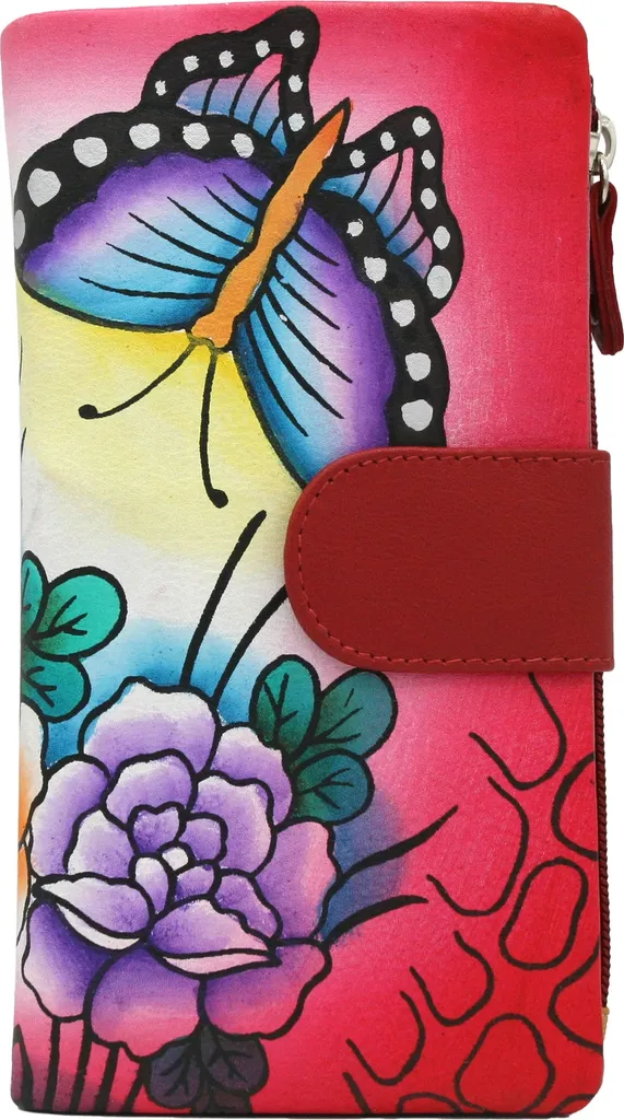 Rovicky Negar Portafoglio Donna Rosso | Pelle Premium e RFID Block