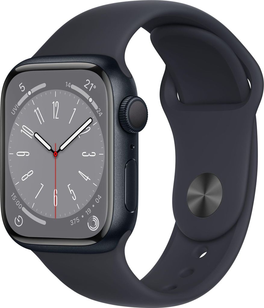 Apple Watch Series 8 OLED 41 mm Schwarz GPS Produktbild 5