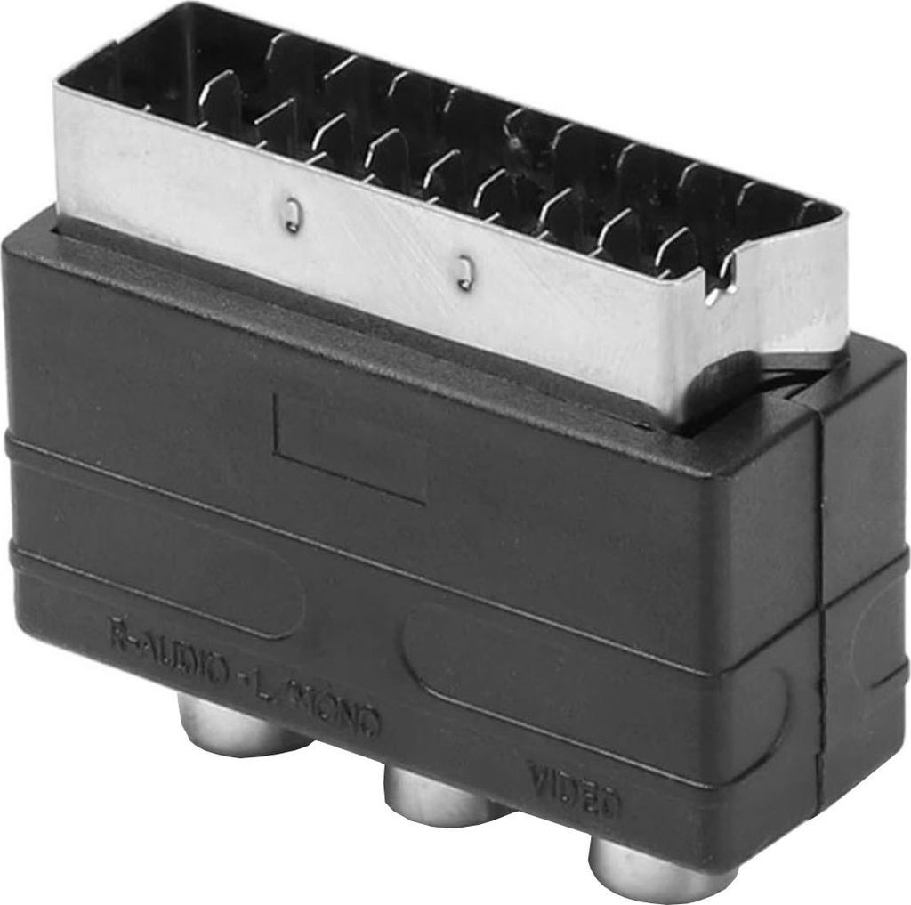 ORSEM Scart Audio / Video Adapter IN mit 3x RCA Cinch Produktbild 3