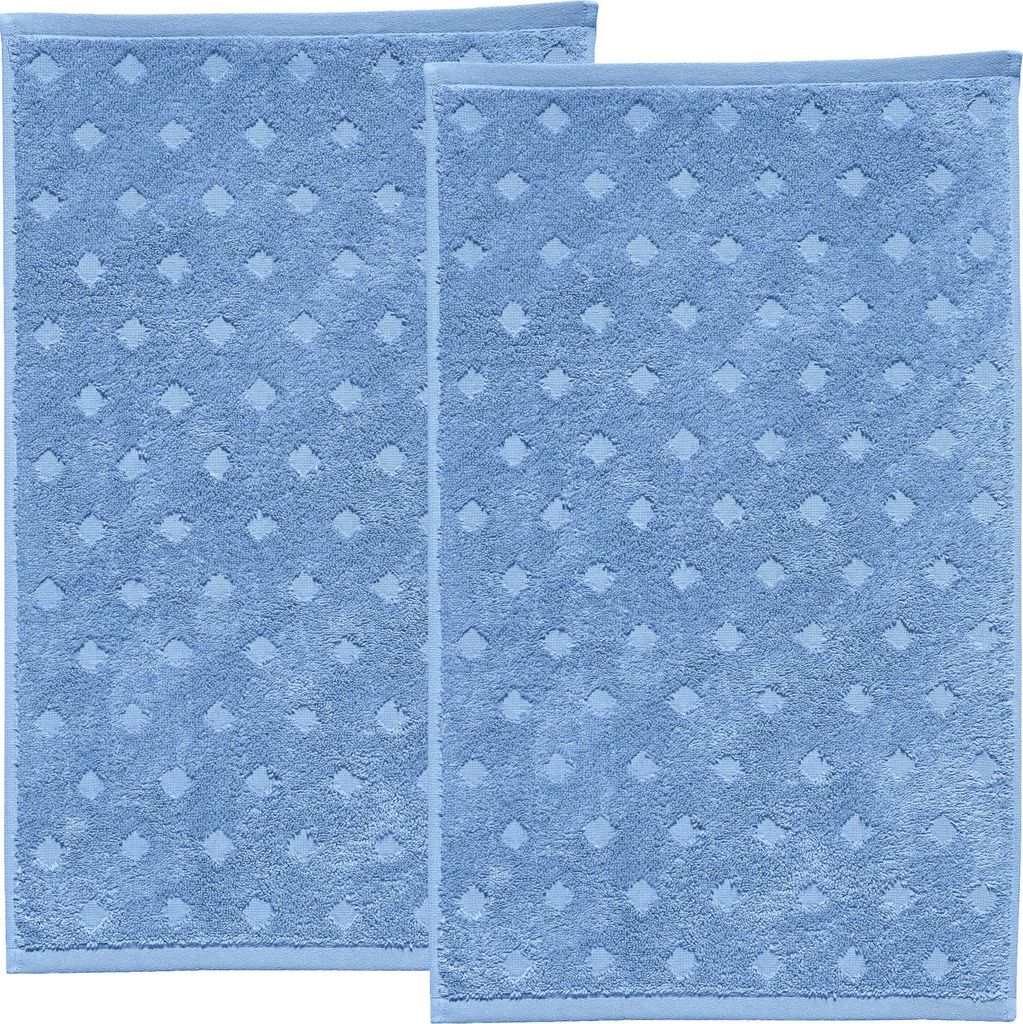 Erwin Müller Gästetuch Baden-Baden" 2er-Pack blau 30x50 cm"
