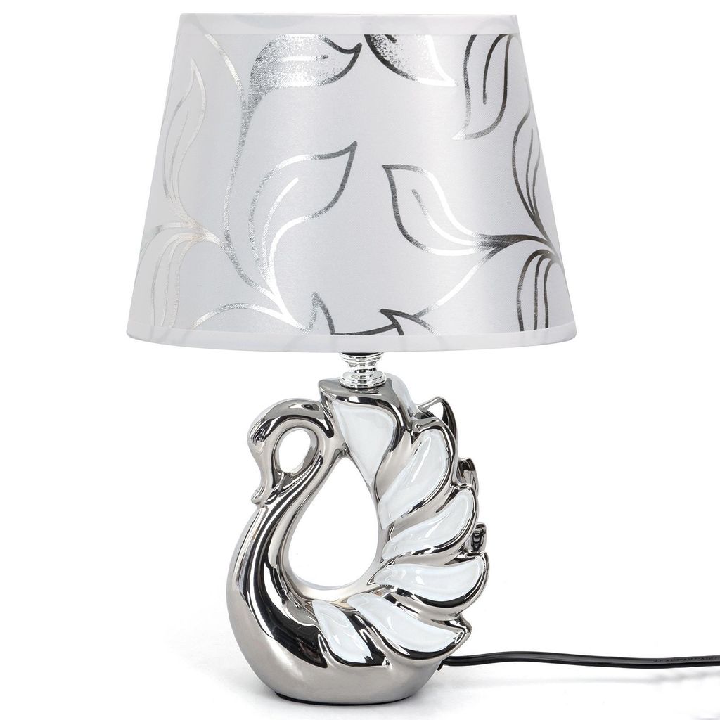 Aigostar Tischlampe aus Keramik, Vintage Tischleuchte mit Produktbild 