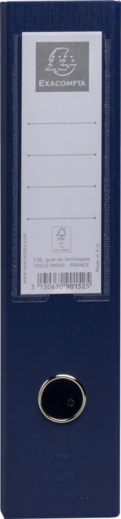 Porte-revues en Plastique Bleu Foncé Lot de 10 Range-revues Dos 70mm