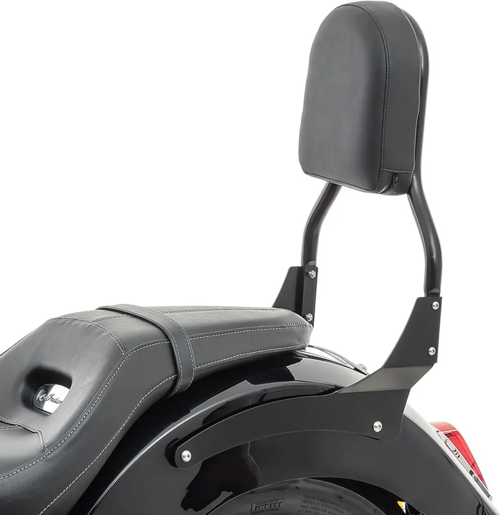 Dossier Passager Sissy Bar pour Moto Indian Scout Sixty Noir 2015-2023