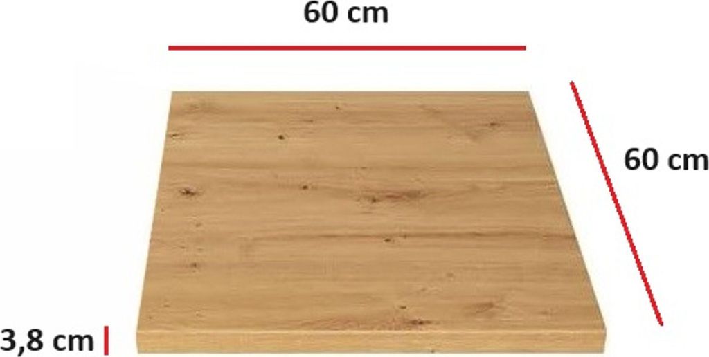 Küchen Arbeitsplatte 60 cm 38 mm Küchenzeile Küchenblock Produktbild 