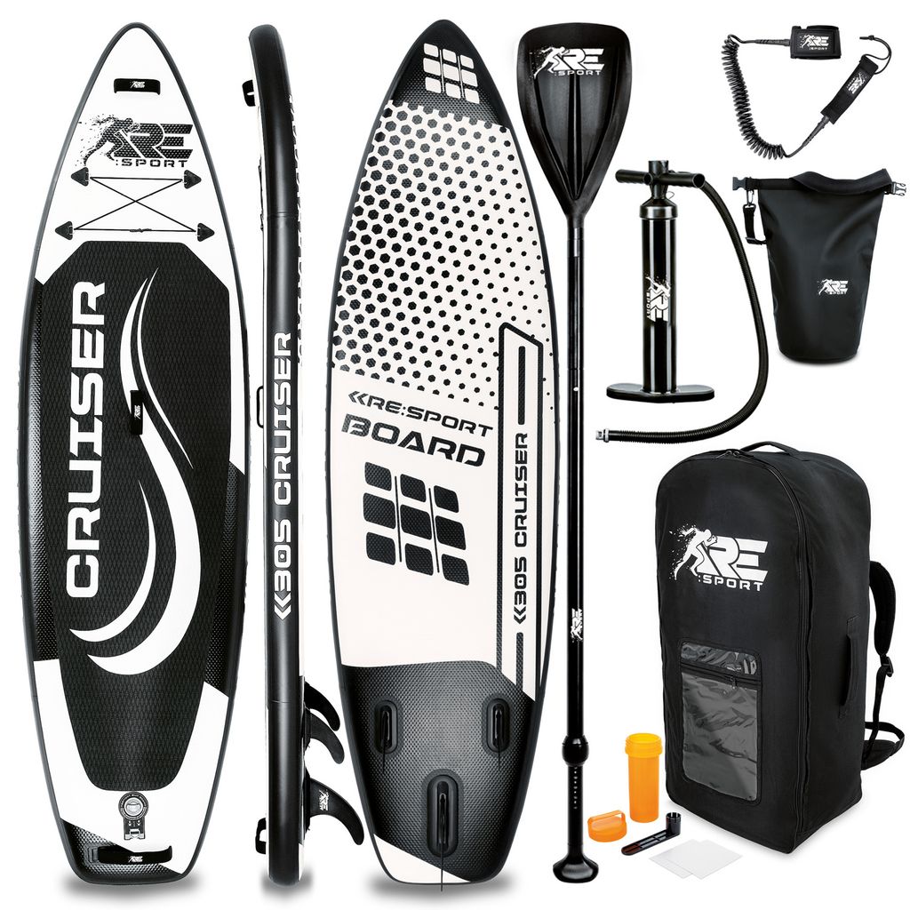SUP Stand Up 305cm Paddle Board Set aufblasbar Paddling Paddelboard Surfboard # 