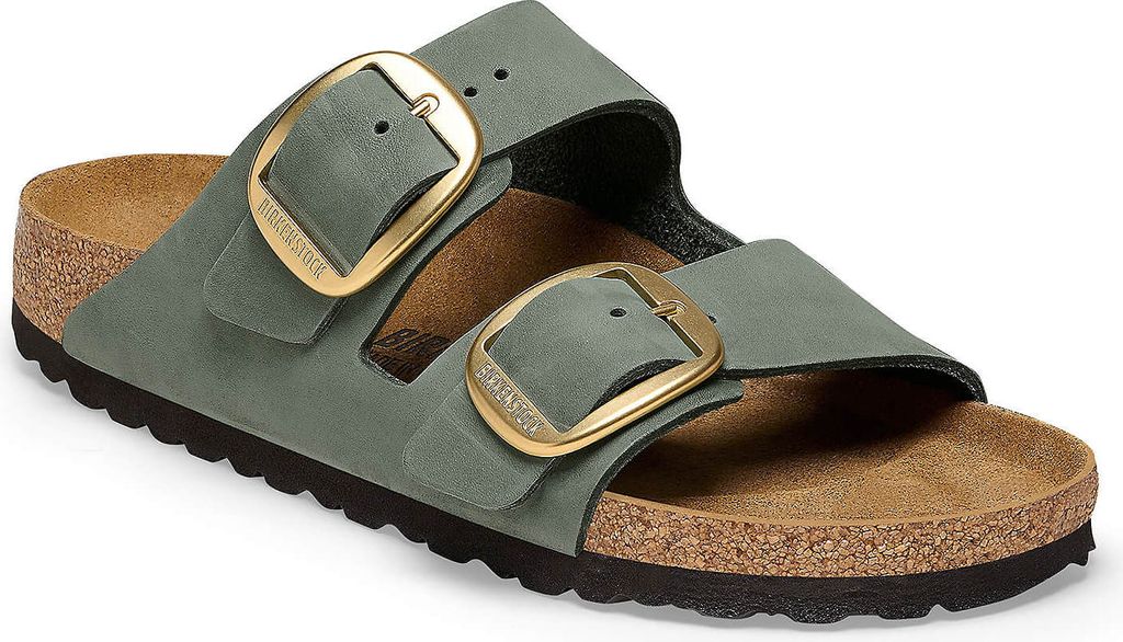 Birkenstock arizona green leather online