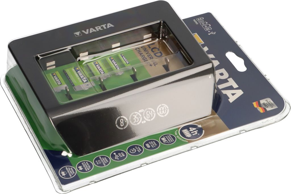 Varta Universal Charger+, 9V, AA, AAA, C, D Obrázok produktu 