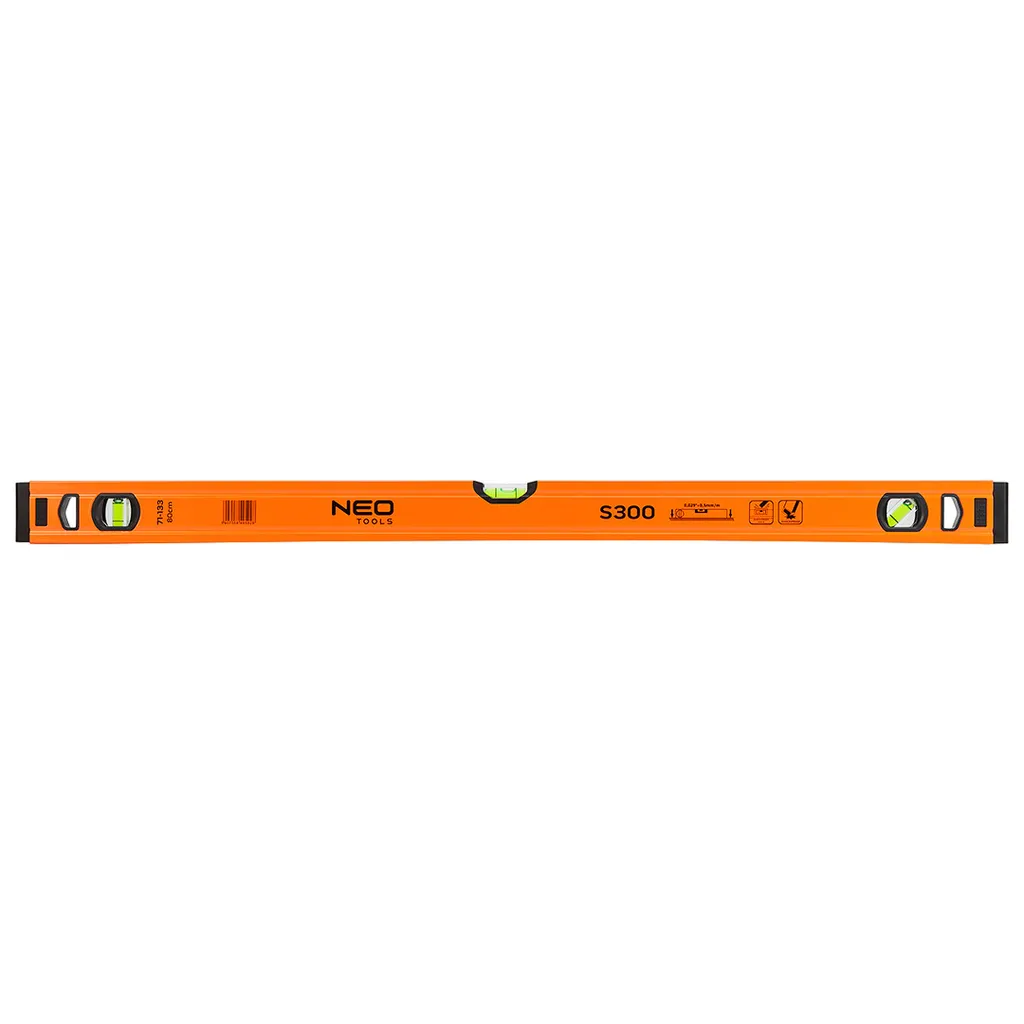 NEO TOOLS Niveau à bulle 80 cm en aluminium haute précision avec poignée