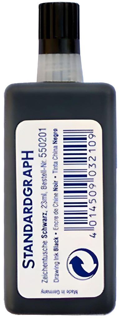 Standardgraph Zeichentusche 23 ml schwarz für Tuschefüller