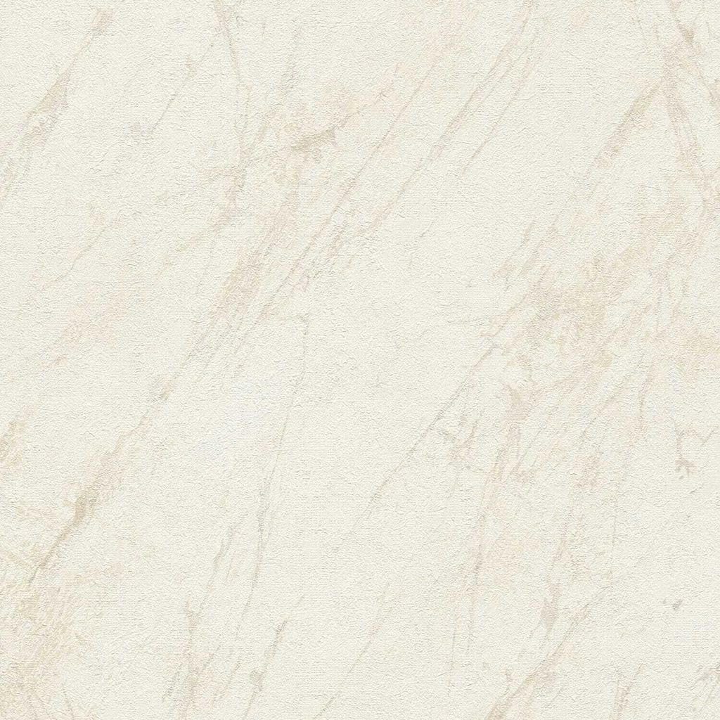 Profhome 388171-GU Stein Kacheln Tapete Marmoroptik matt creme beige 5,33 m2