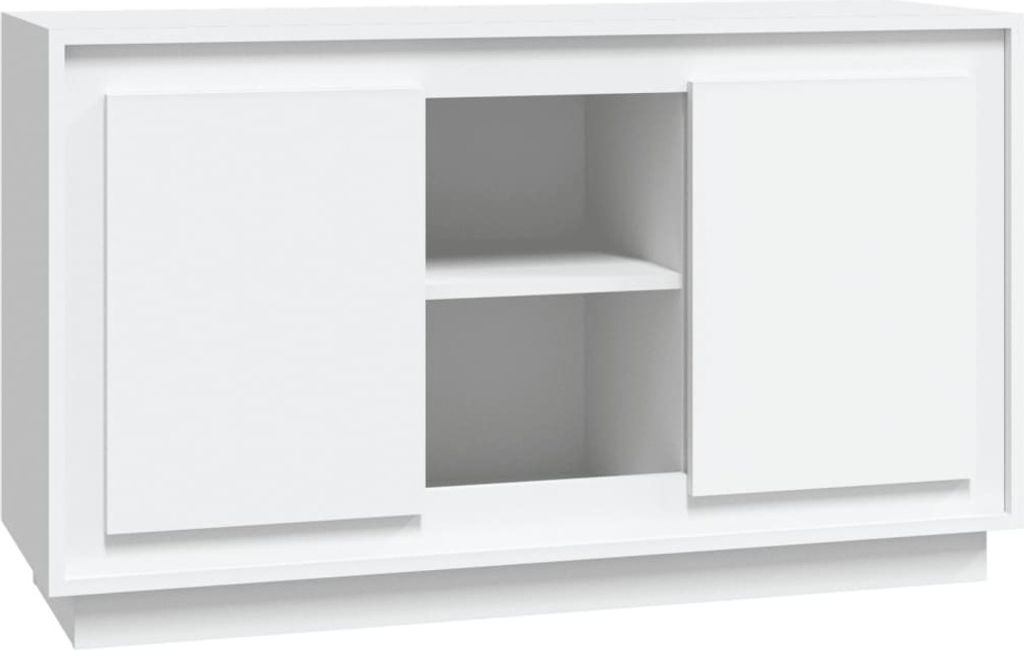 Sideboard Weiß 102x35x60 cm Holzwerkstoff