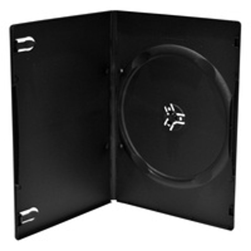 MediaRange - DVD-Hülle, 1 Disks, Schwarz, Kunststoff, 120 mm, 136 mm | BOX13-M