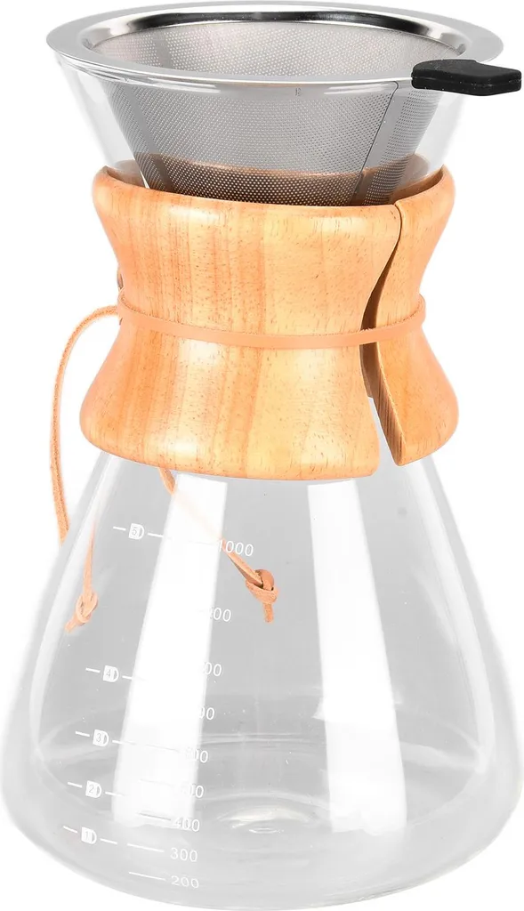 Cafetière pour infusion manuelle maison format familial de 1000 ml
