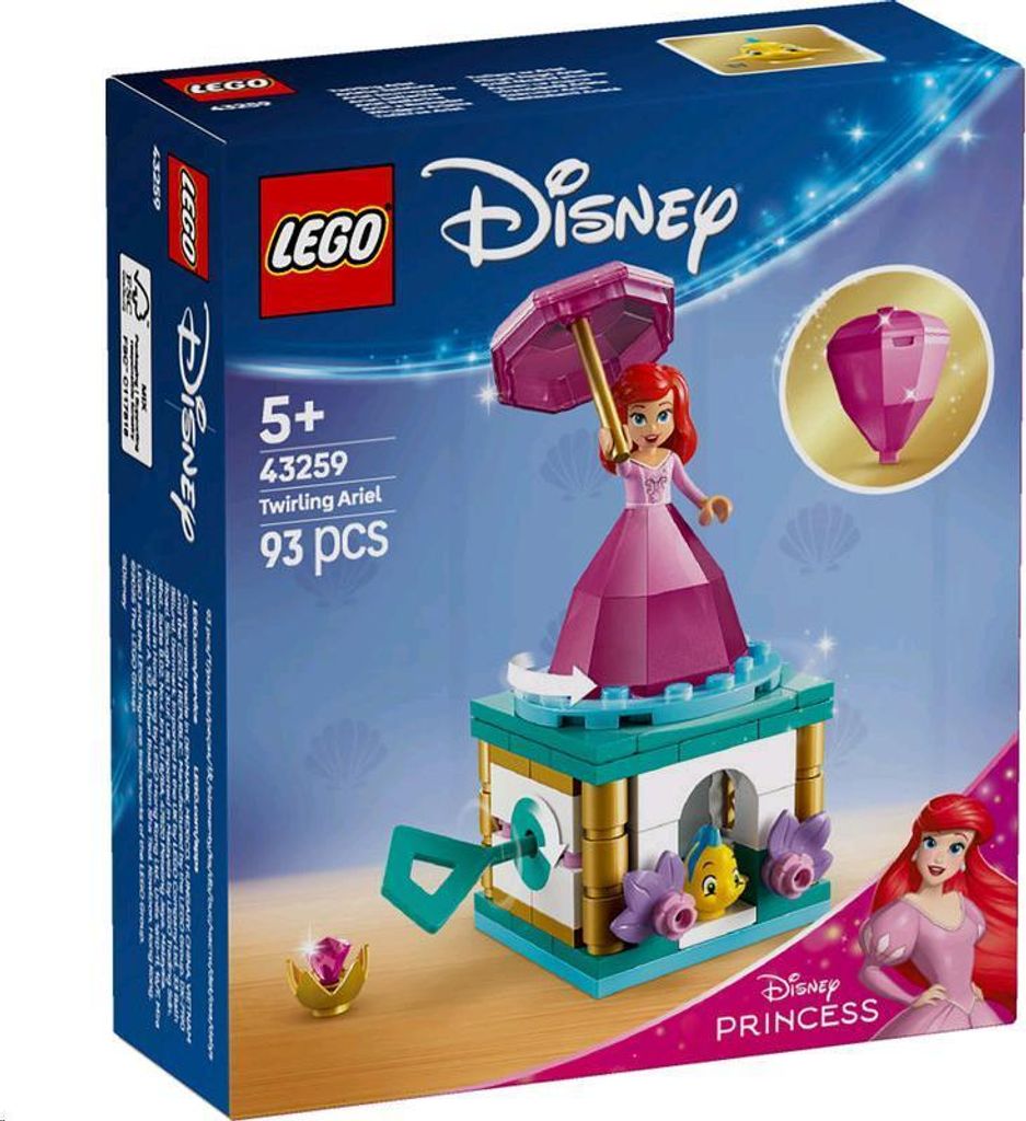 LEGO® Disney Princess 43259 Ariel carillon Immagine del prodotto 