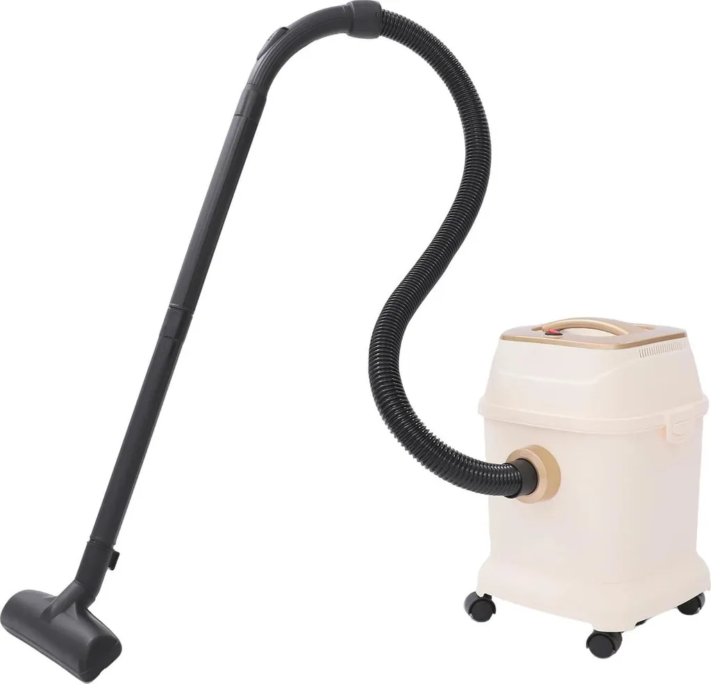 Aspirapolvere Bidone 18L Acciaio - Aspiratutto Professionale 17kPa Beige