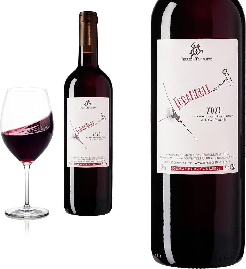 2020 Côte Vermeille IGP Terres des Templiers - Rotwein