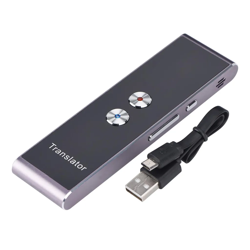 Traducteur vocal intelligent multilingue bidirectionnel modèle T10 Silver