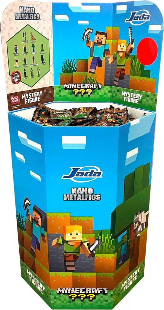 Minecraft Nano Metalfigs Diecast Minifigur 4 cm Sortiment (144)