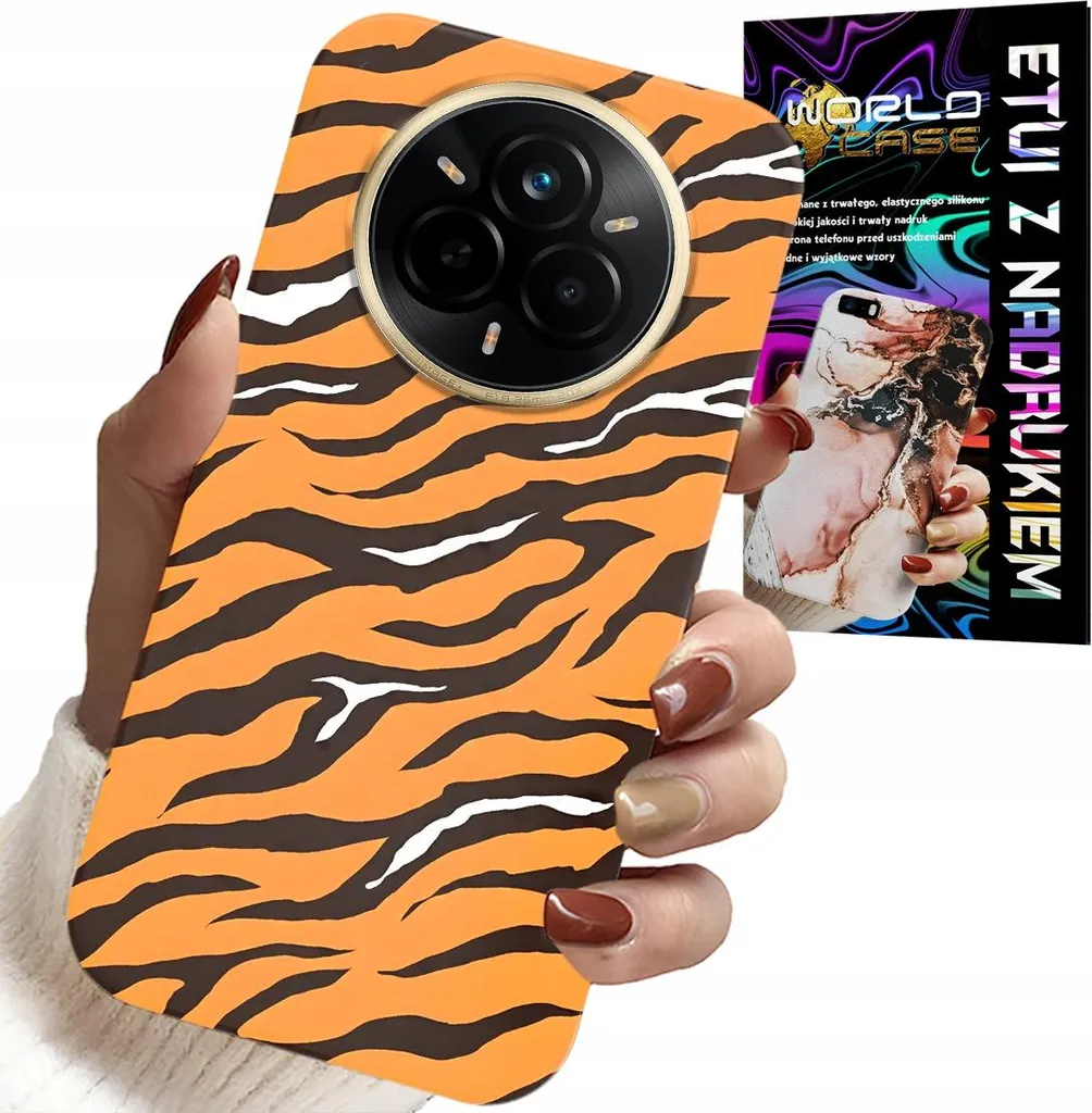 Kit Protezione Realme 14 Pro+ 5G: Cover Tigre + Pellicola 9H