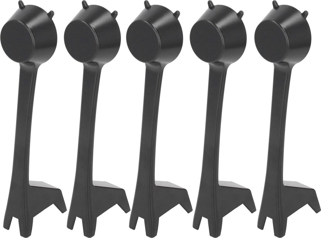 5 Stück Giraffenlöffel, niedlich, einzigartig, Cartoon-Form, für Kaffee, quantitative Messung, klein