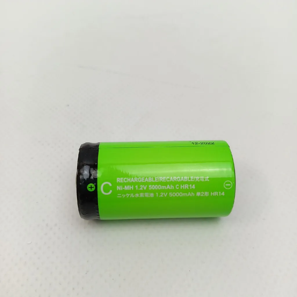 Piles rechargeables haute capacité 5000 mAh Ni-MH 1,2 V, pack de 4 accus