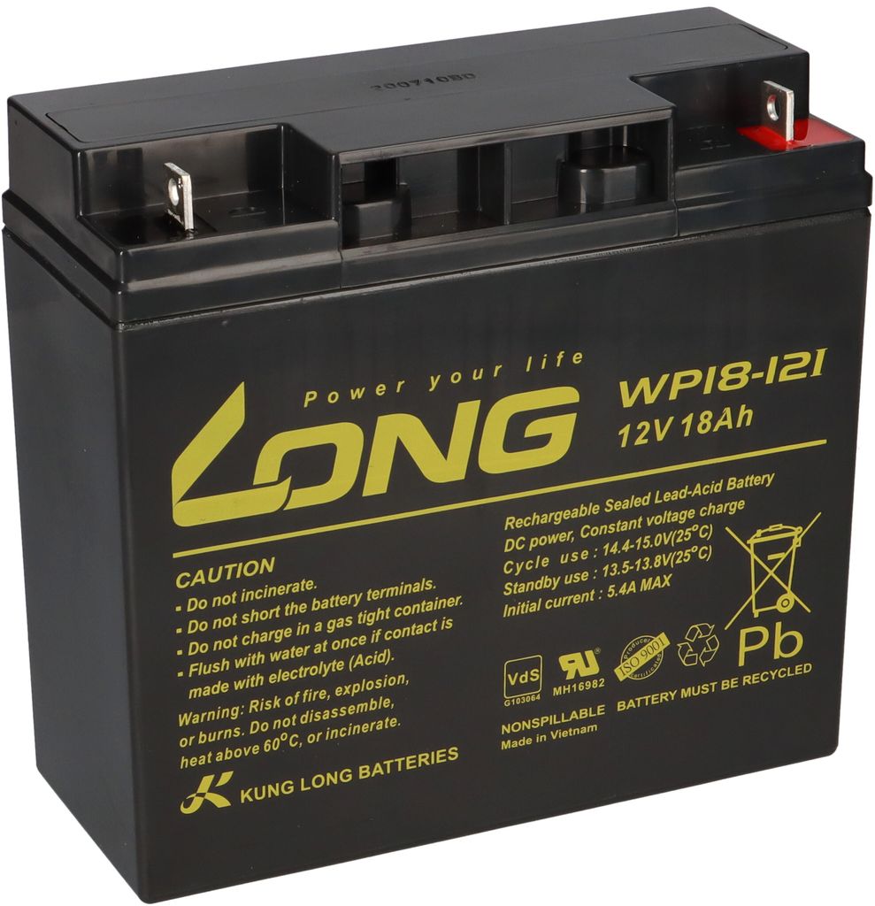 Akku für Panasonic LC-P1220P 12V 18Ah AGM Batterie