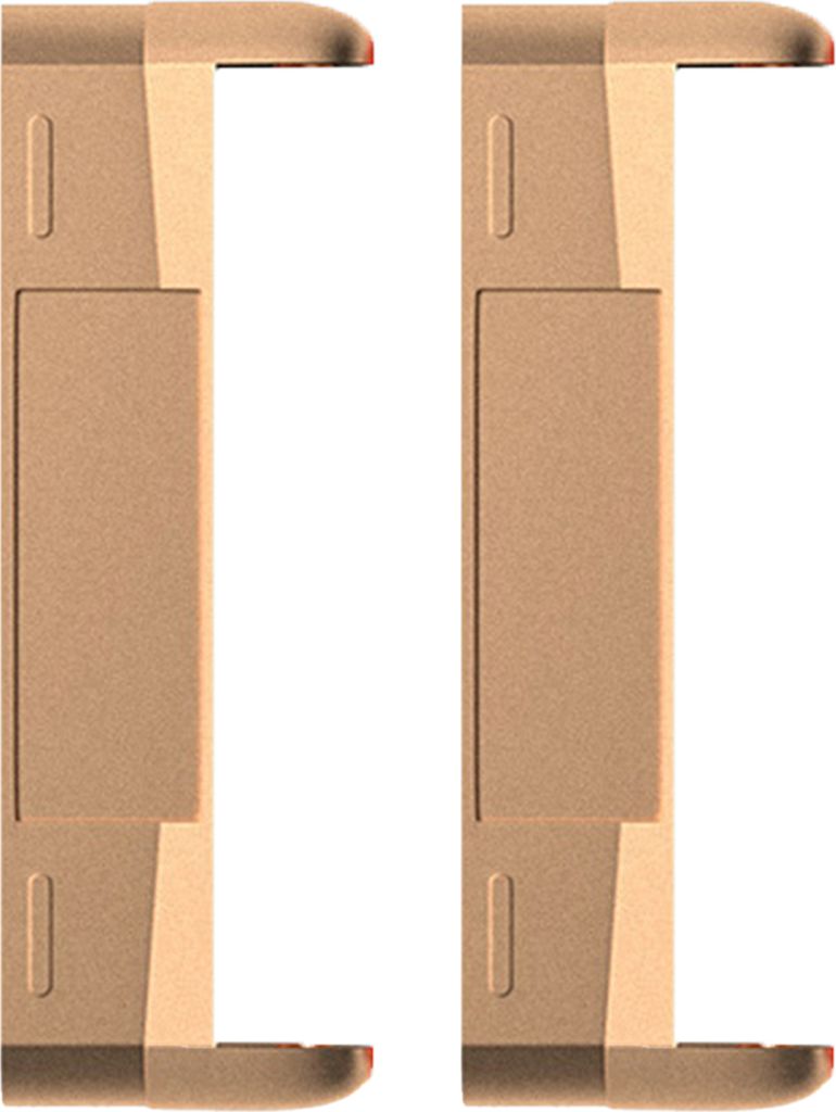 1 Paar Watch Band Connector Firma Ersatz aus Edelstahl Smartwatch -Gurt -Adapter -Schnalle für Versa 3-Rosegolden