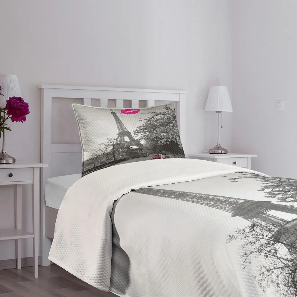 Set di biancheria da letto matrimoniale con motivo Torre